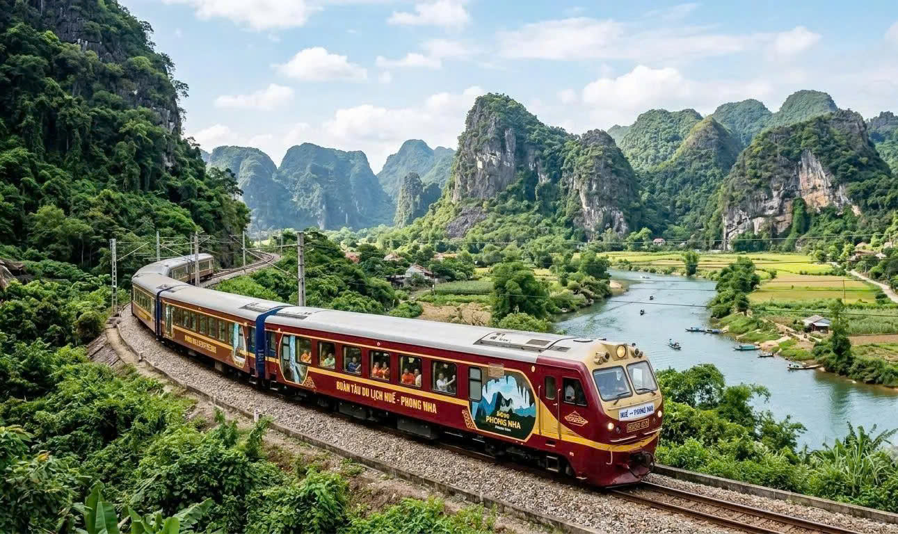 Khám phá Phong Nha - Trải nghiệm đoàn tàu di sản Huế - Phong Nha